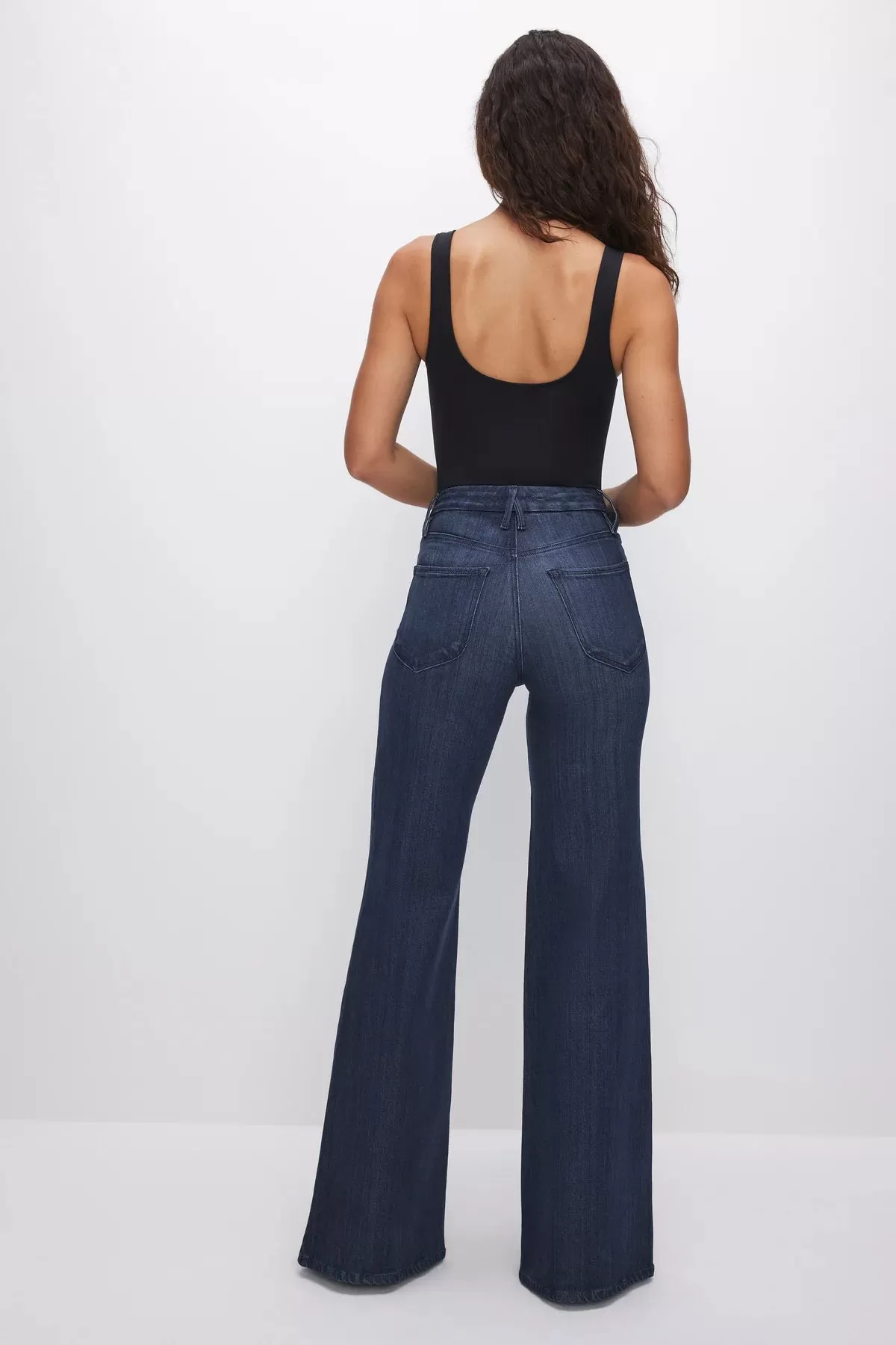 Good American ‘Good Waist Palazzo Jeans’