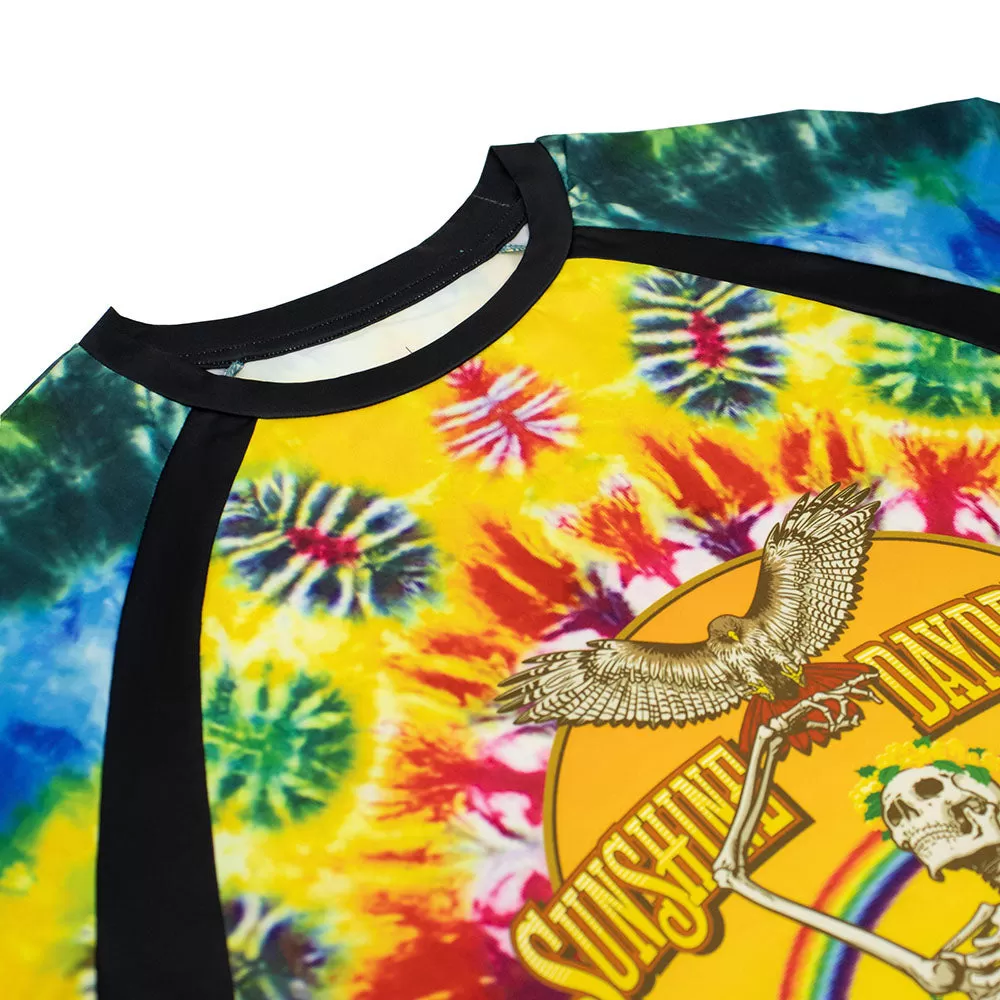 Grateful Dead | UPF 50 Swim Shirt Long Sleeve | Sunshine Day Dream Tie-Dye