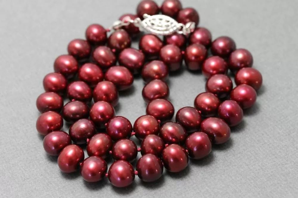 Hand Knotted Pearl Necklace