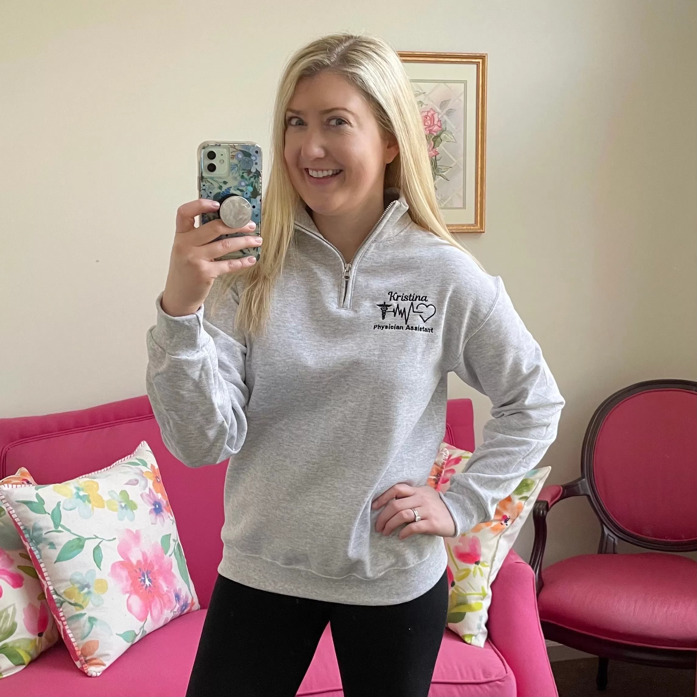 Healthcare Trio Quarter Zip Sweatshirts