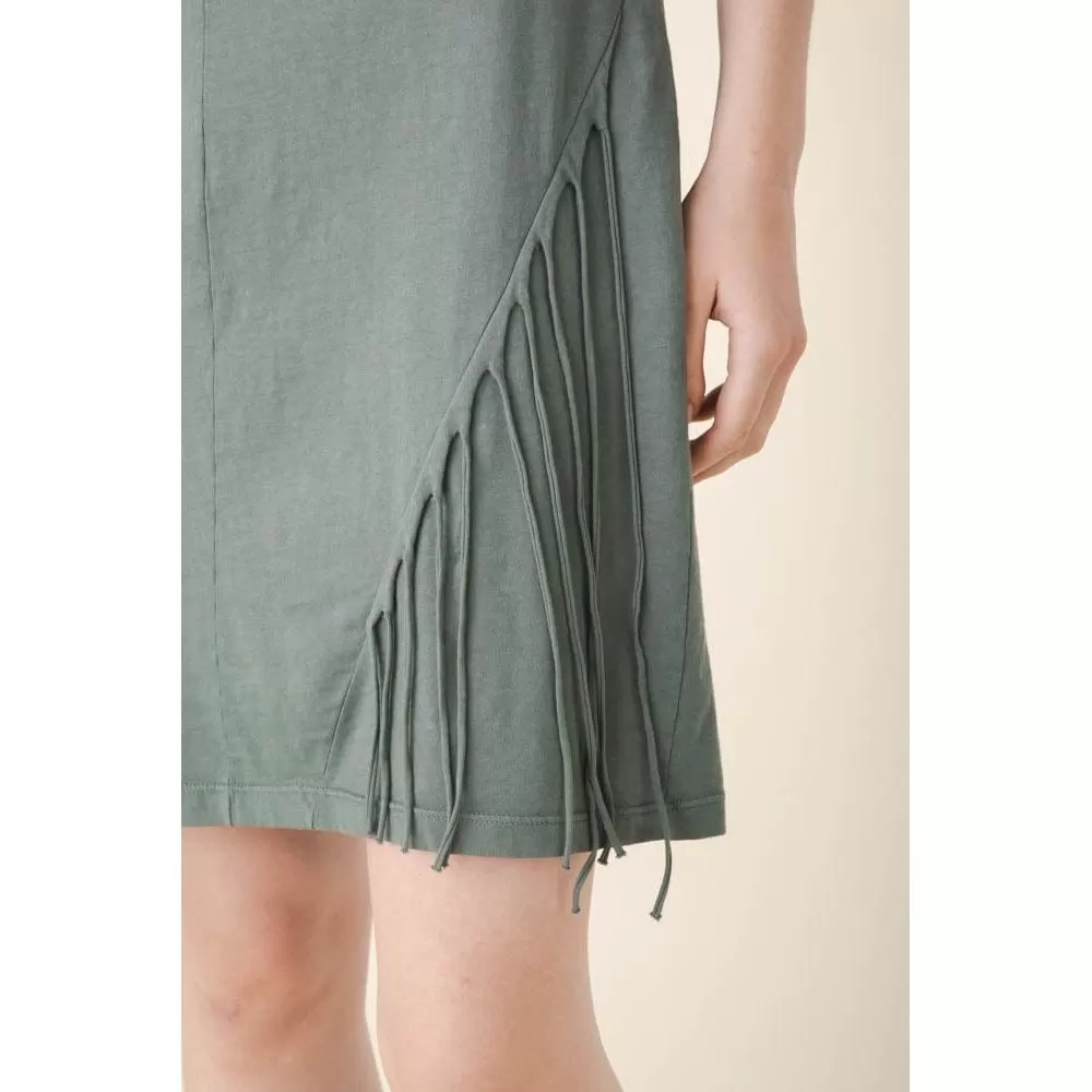 Heron Dress in Cool Green