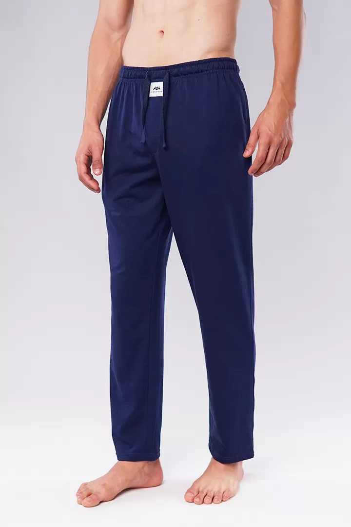 Jersey Pajamas - Navy Blue