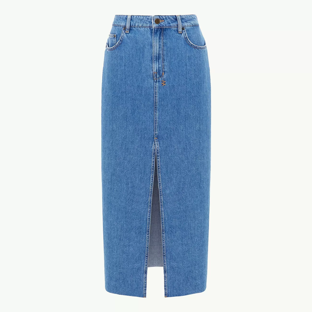 KARA MAXI SKIRT HERITAGE DENIM