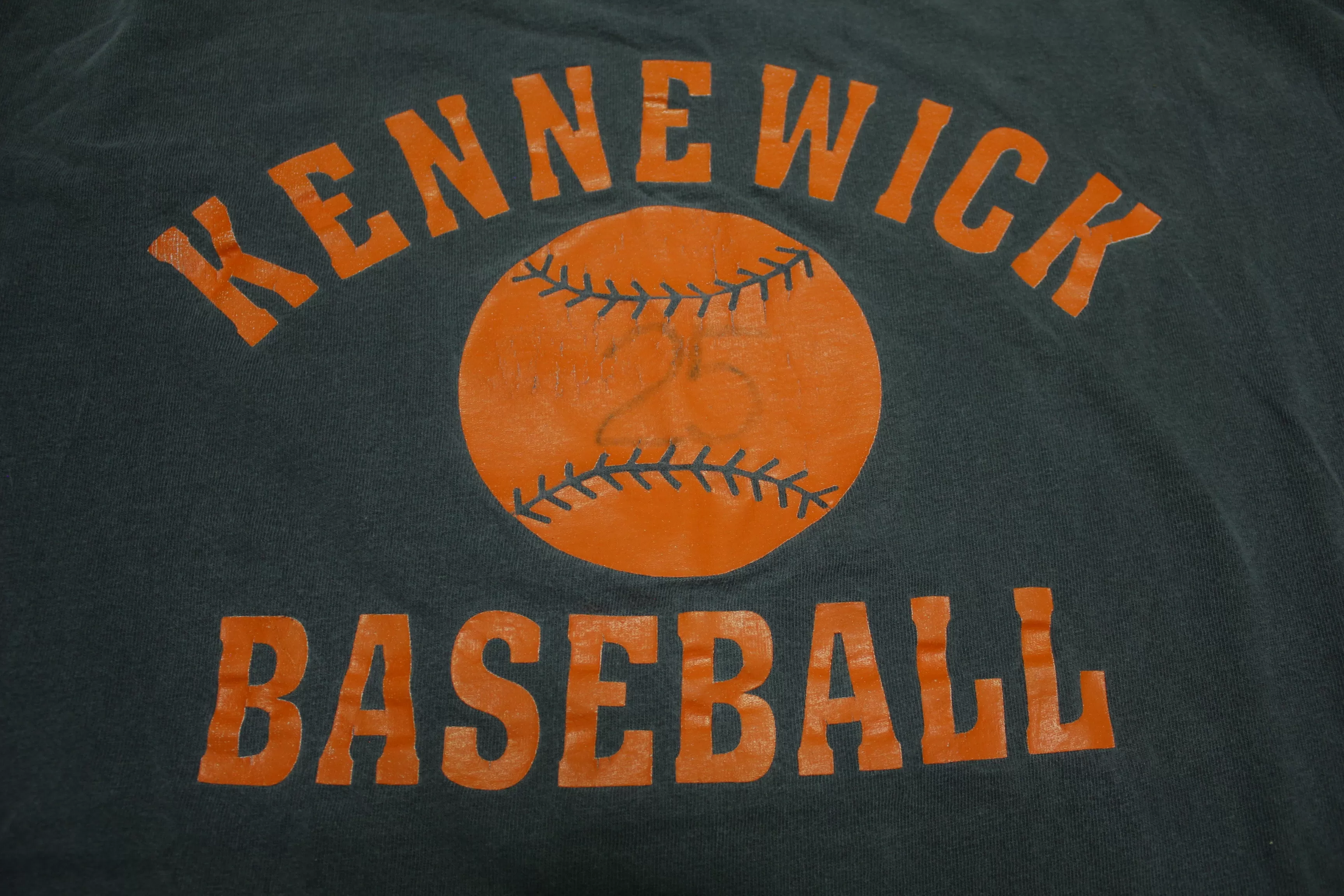 Kennewick Baseball Embroidered Collar Vintage 90's Made in USA Distressed T-Shirt