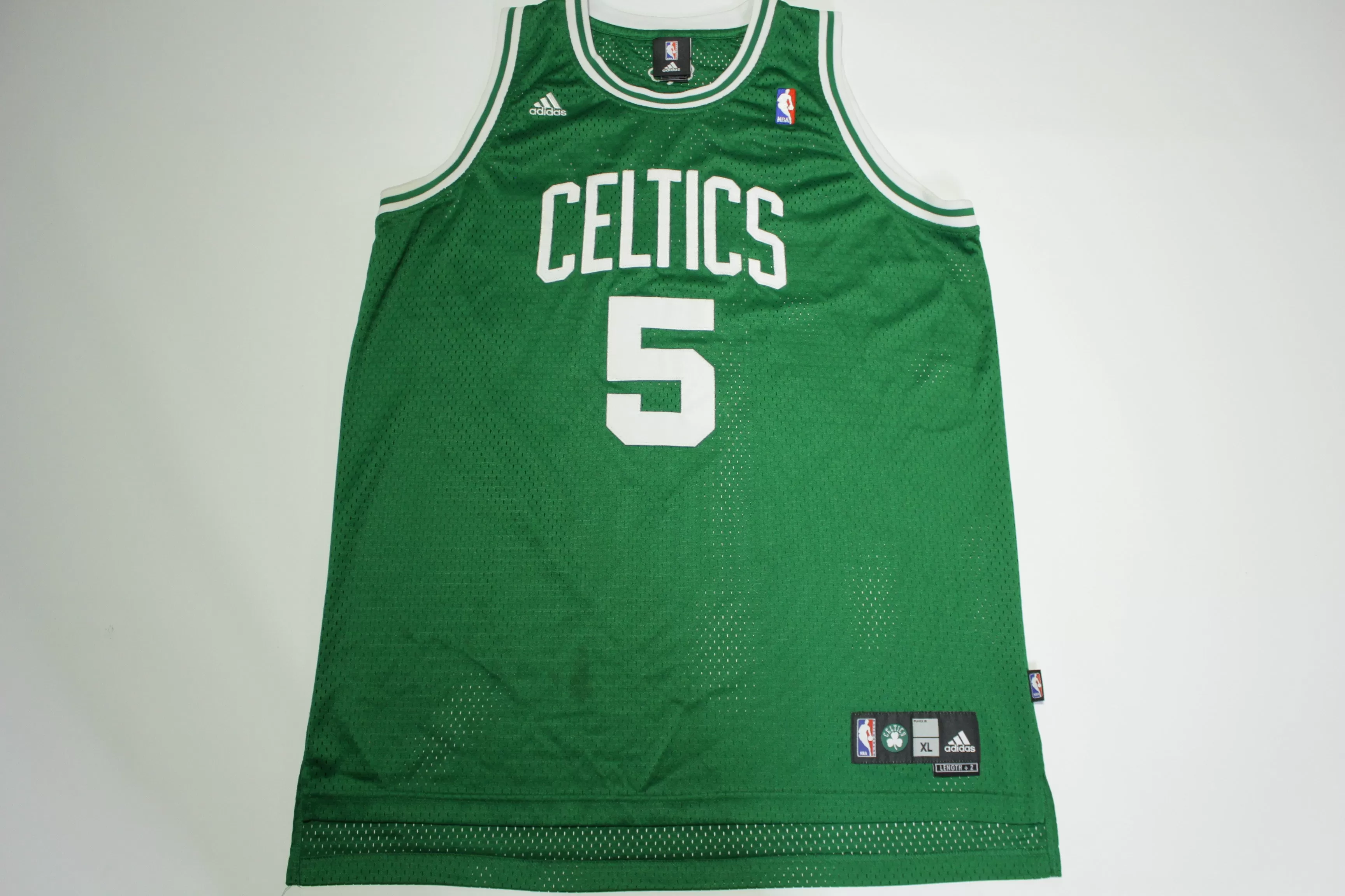 Kevin Garnett #5 Boston Celtics Adidas Sewn Stitch Basketball NBA Jersey