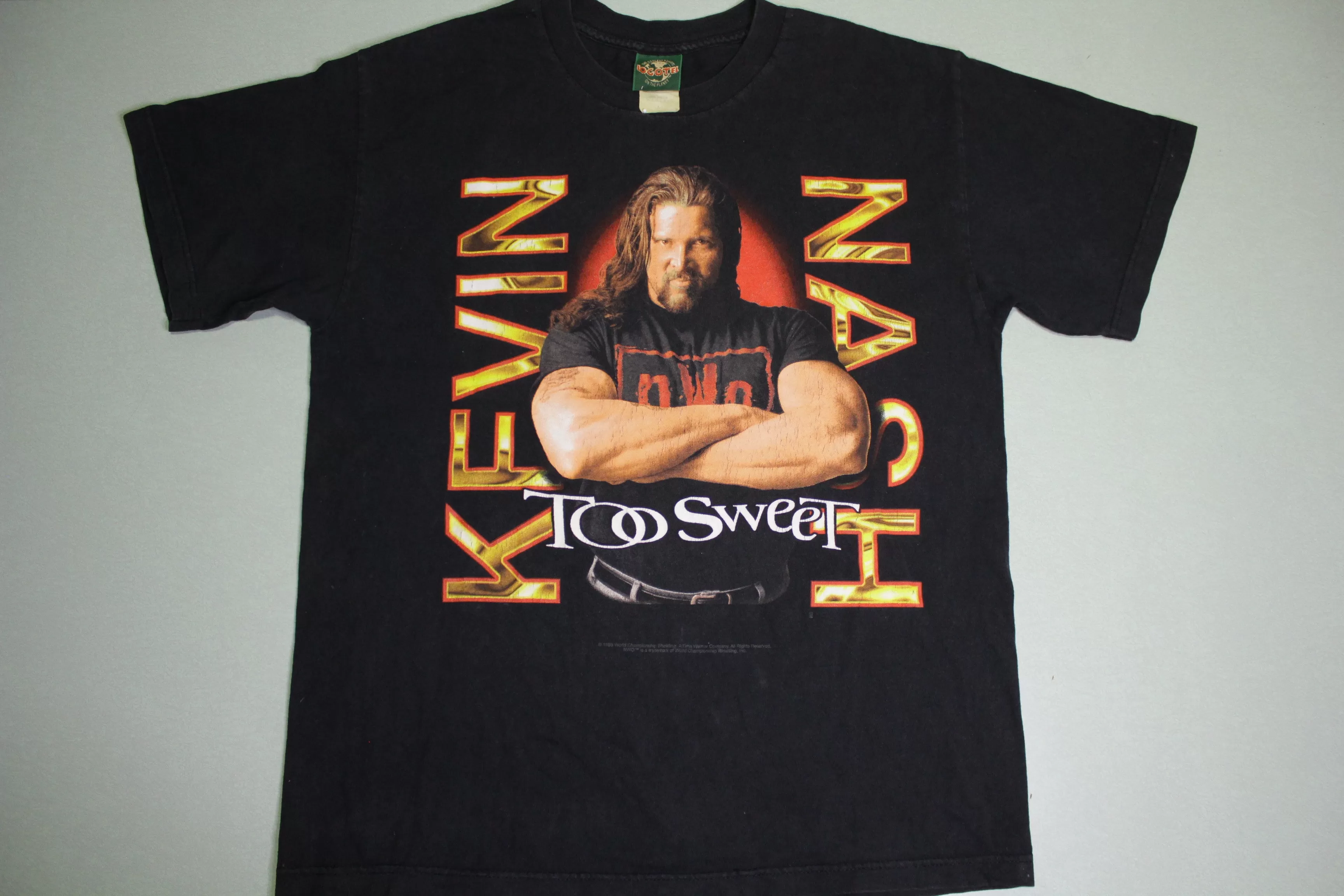 Kevin Nash NWO Too Sweet 1998 Vintage 90's WCW Wrestling T-Shirt