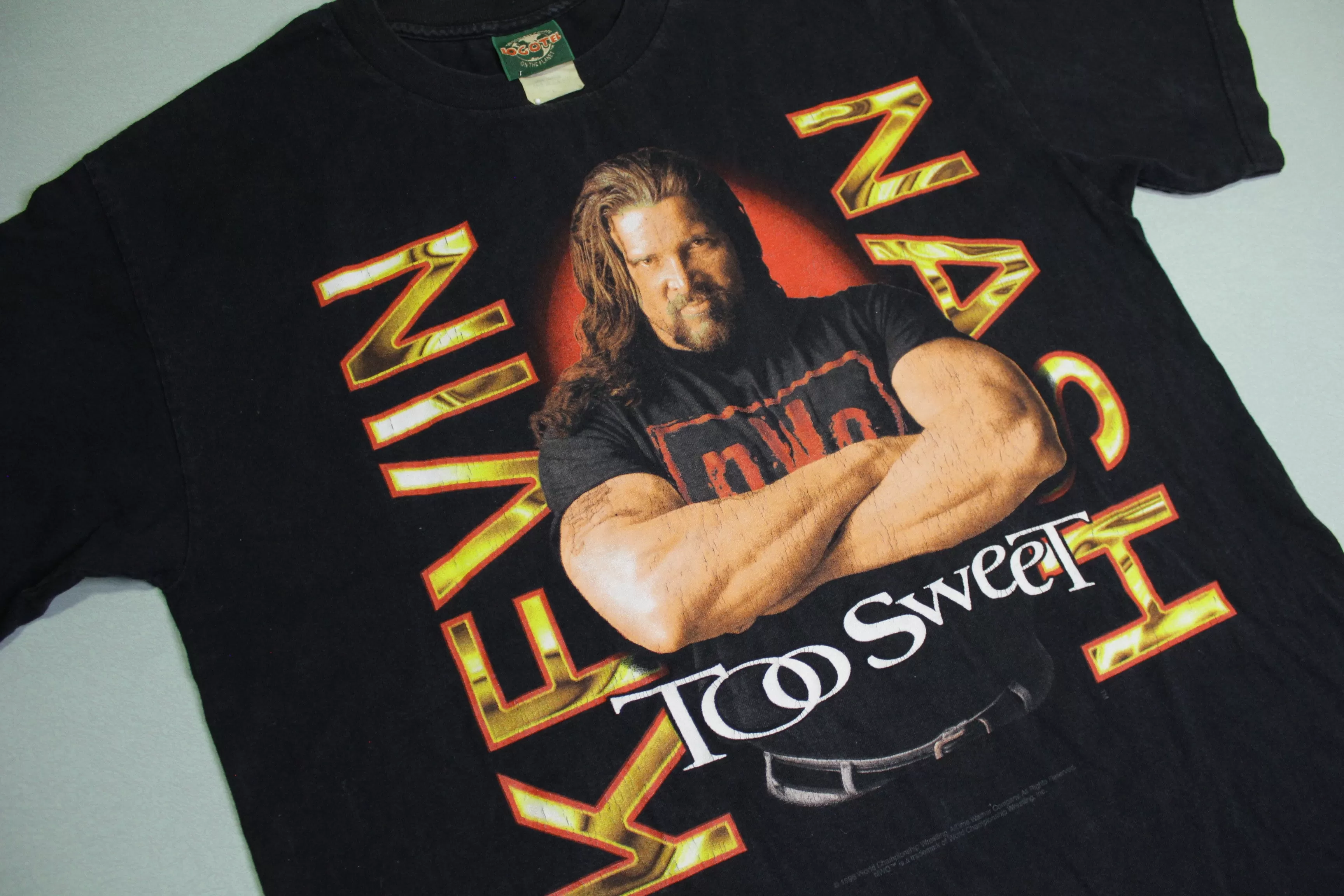 Kevin Nash NWO Too Sweet 1998 Vintage 90's WCW Wrestling T-Shirt