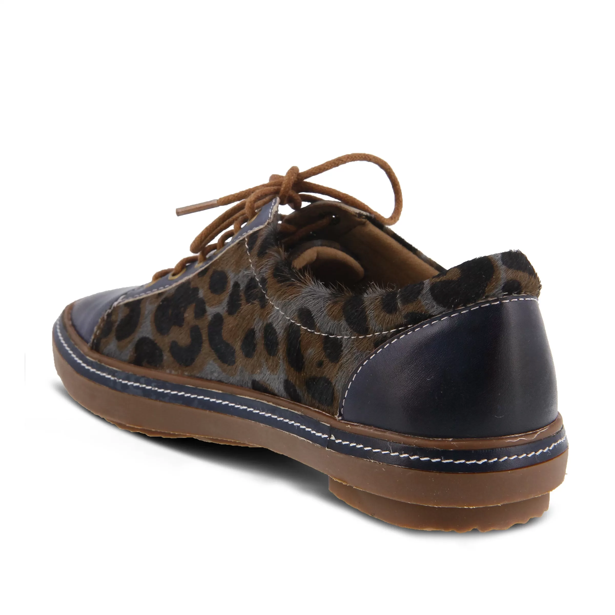 L'ARTISTE LIBBI-LEOPARD LACE-UP SHOE