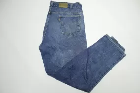 Levis 540 Vintage 80's Denim Grunge Punk Leather Tab Blue Jeans