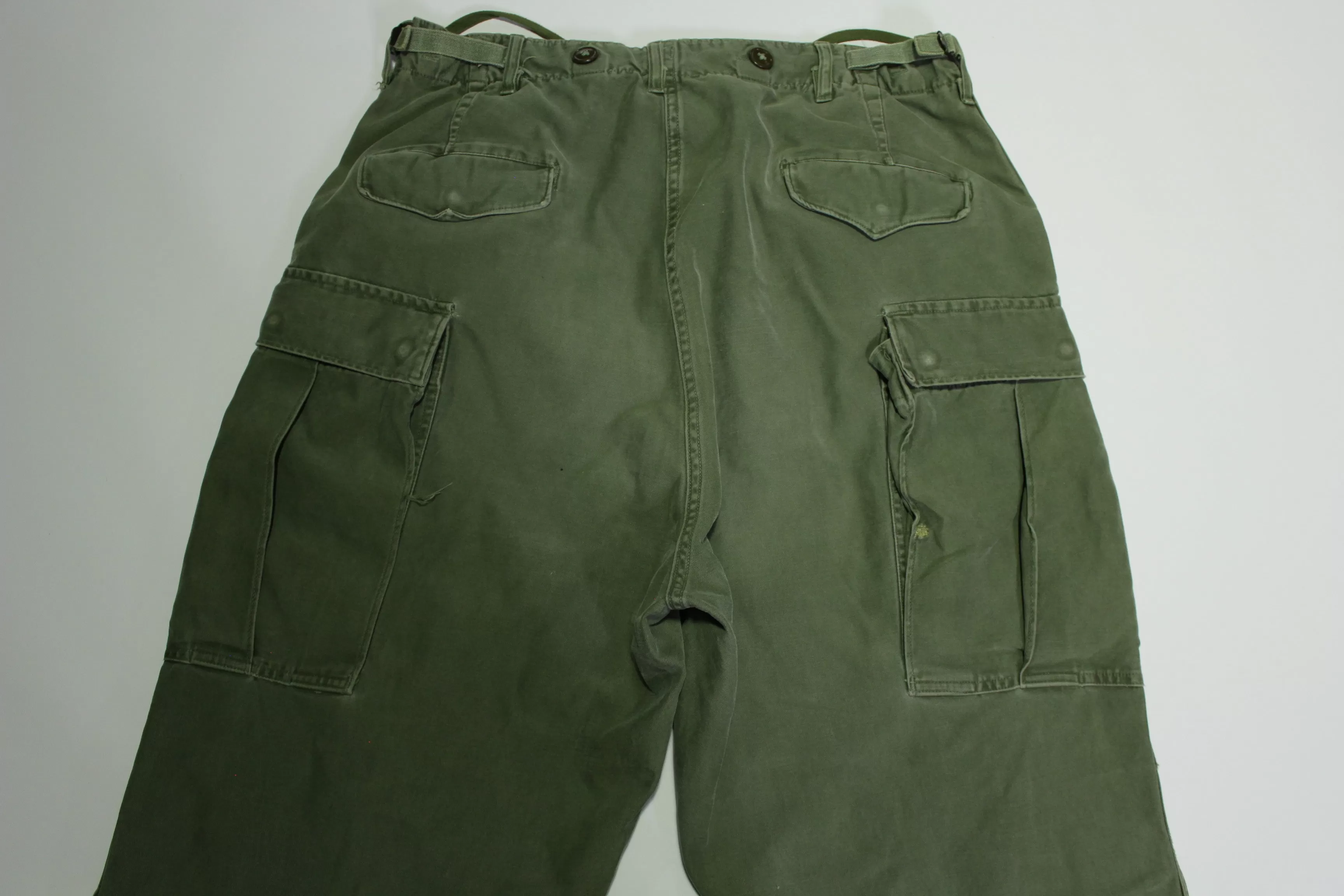 M-65 OG-107 Vintage 60's Vietnam Era Cargo Military Army Field Pants