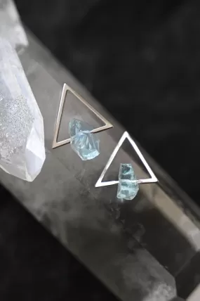 Manifestation Aquamarine Earrings