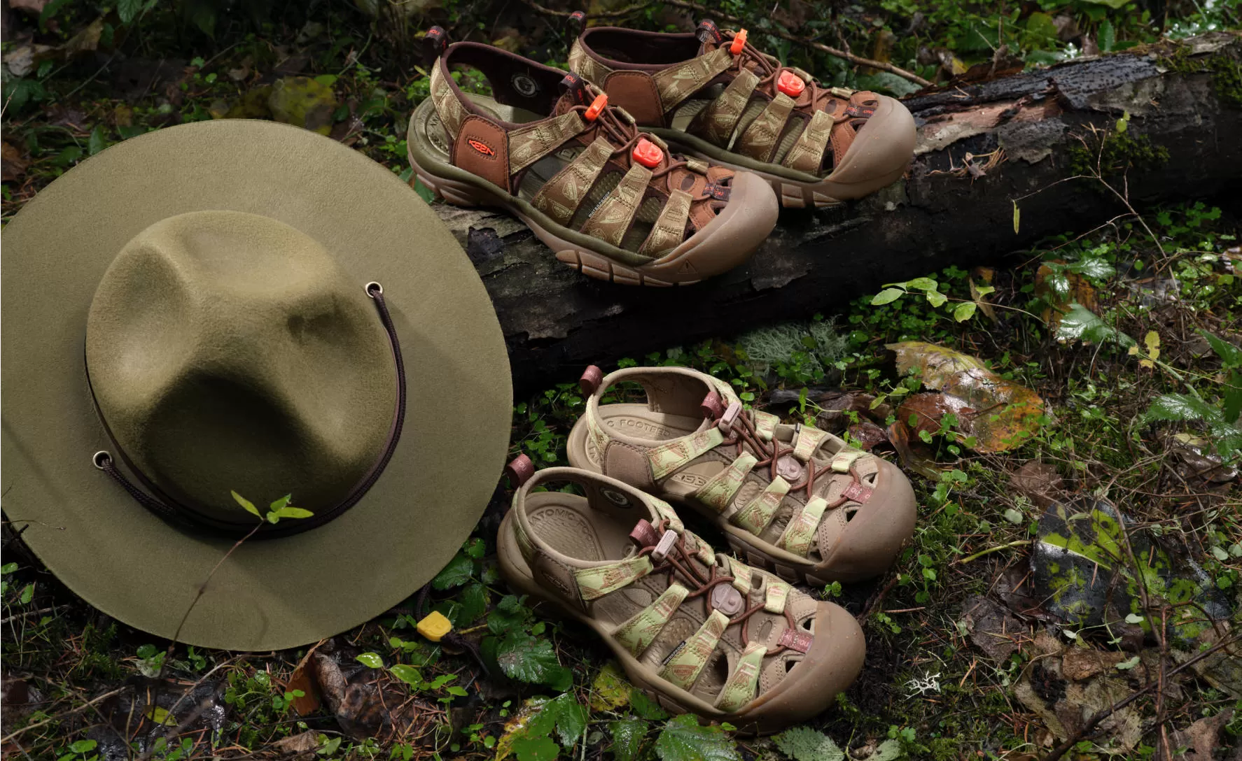 Men's Newport Retro x Smokey Bear  |  Smokey Bear/Military Olive