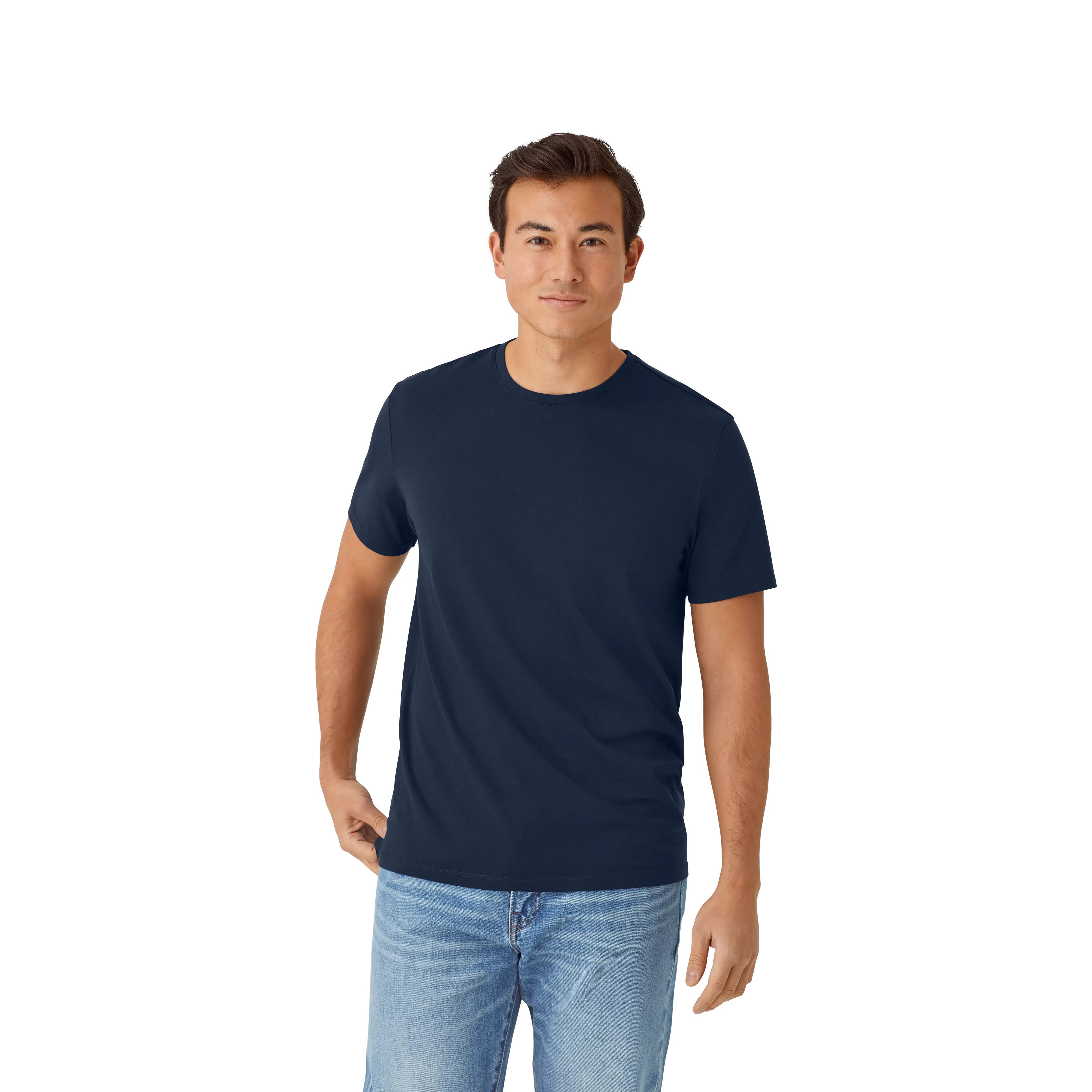 Men's Pima Cotton Crew Neck T-Shirt 3-Pack