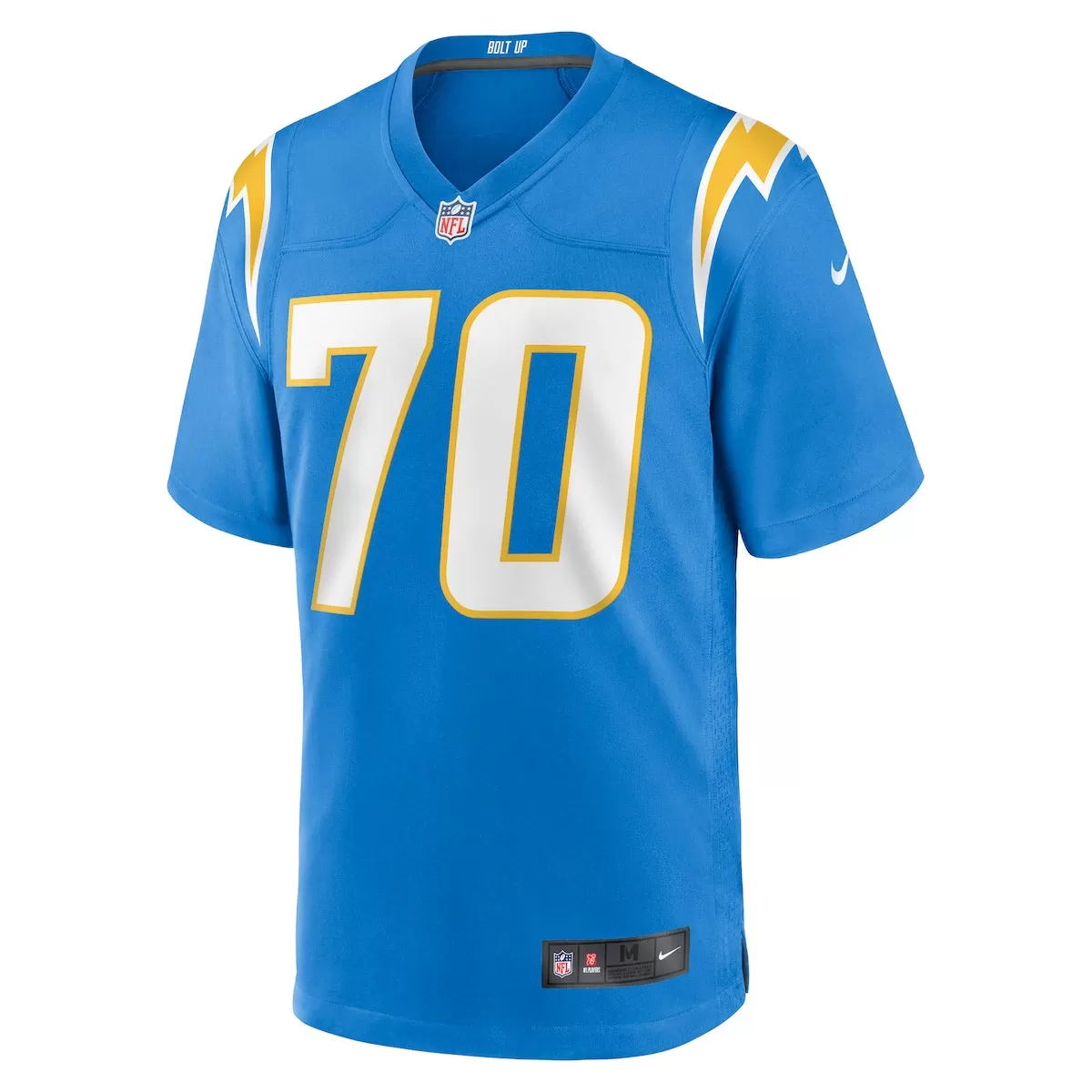 Men's Rashawn Slater Nike Chargers Powder Game Jersey - Blue