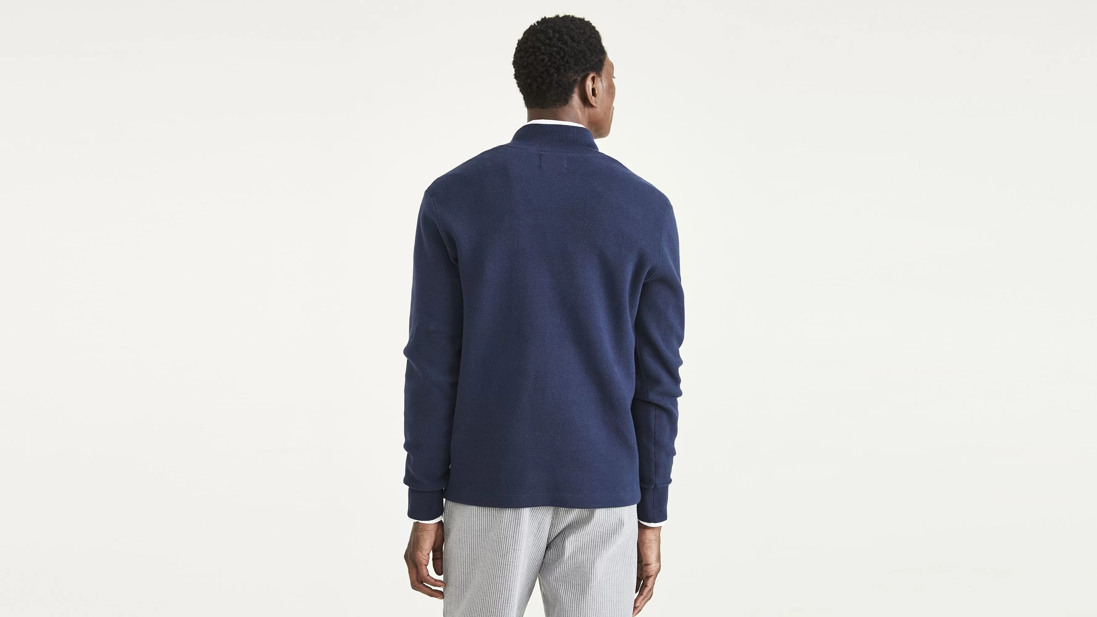 Men's Regular Fit Quarter Zip Sweater