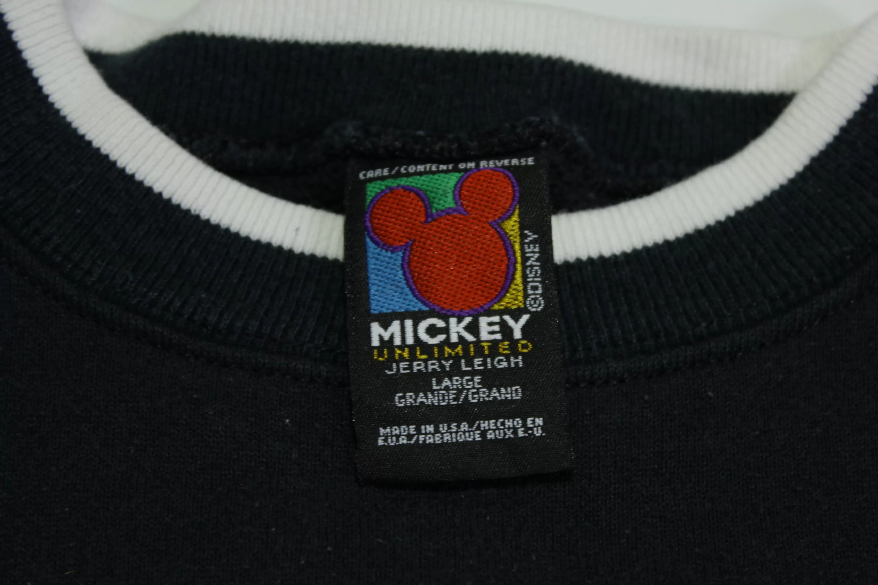 Mickey Mouse Unlimited Vintage 90's Donald Duck Goofy Jerry Leigh Street Sweatshirt