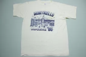 Monticello Minnesota Nuclear Vintage 1986 Vintage Single Stitch T-Shirt