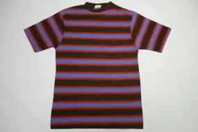 MW JCPenneys Vintage 70's Brady Bunch Striped Single Stitch Groovy Surf Skate T-Shirt