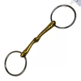 Neue Schule Loose Ring Demi-Anky Bit in Salox Gold/Stainless Steel - 5 1/4