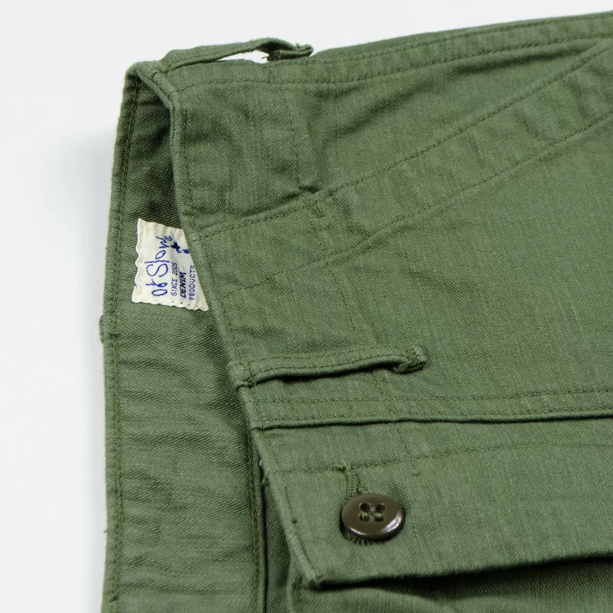 orSlow - Slim Fit Fatigue Pants - Green