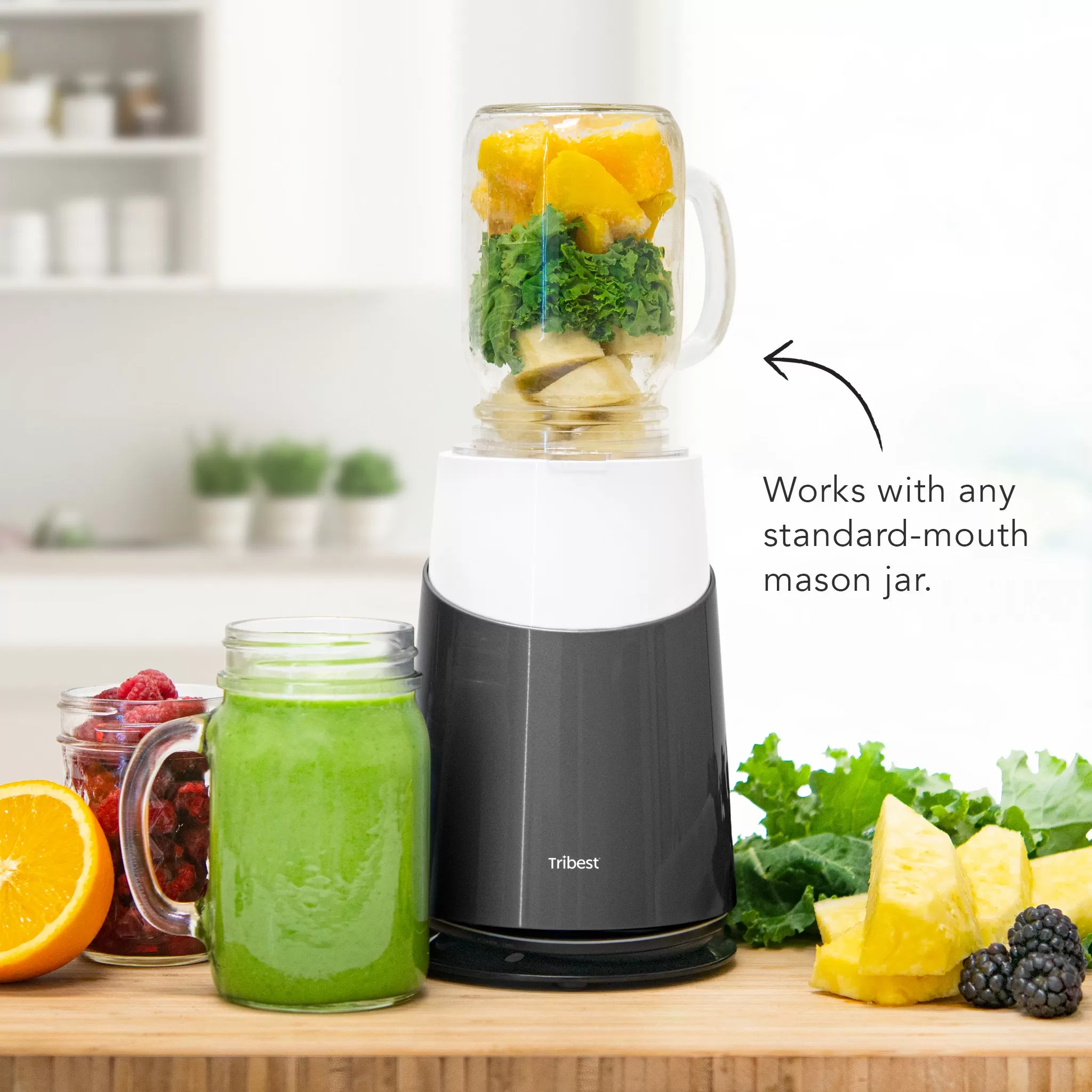 Personal Blender II Refurbished Mason Jar Ready (Basic 10-Piece Set)