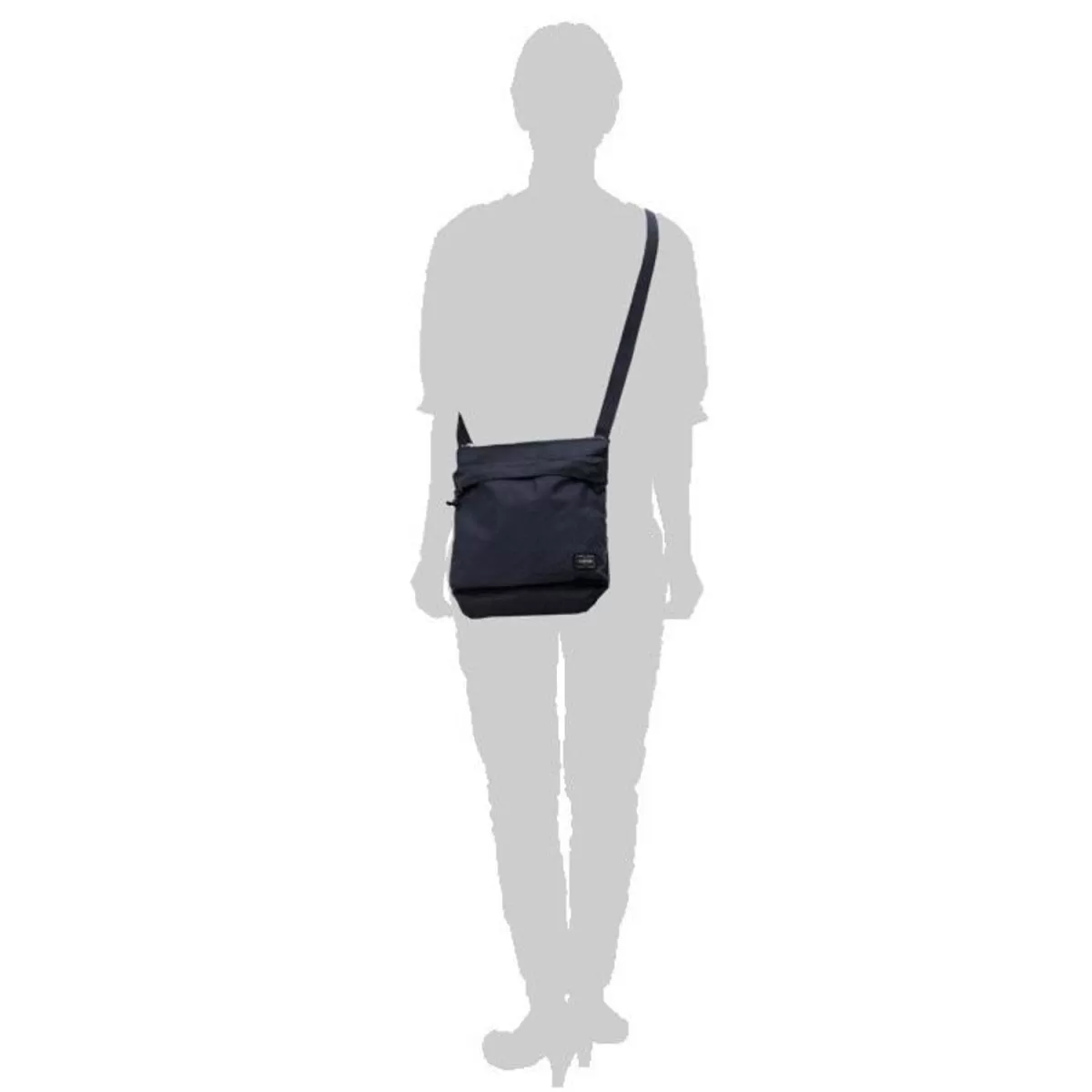 Porter Yoshida Force Shoulder Bag Black