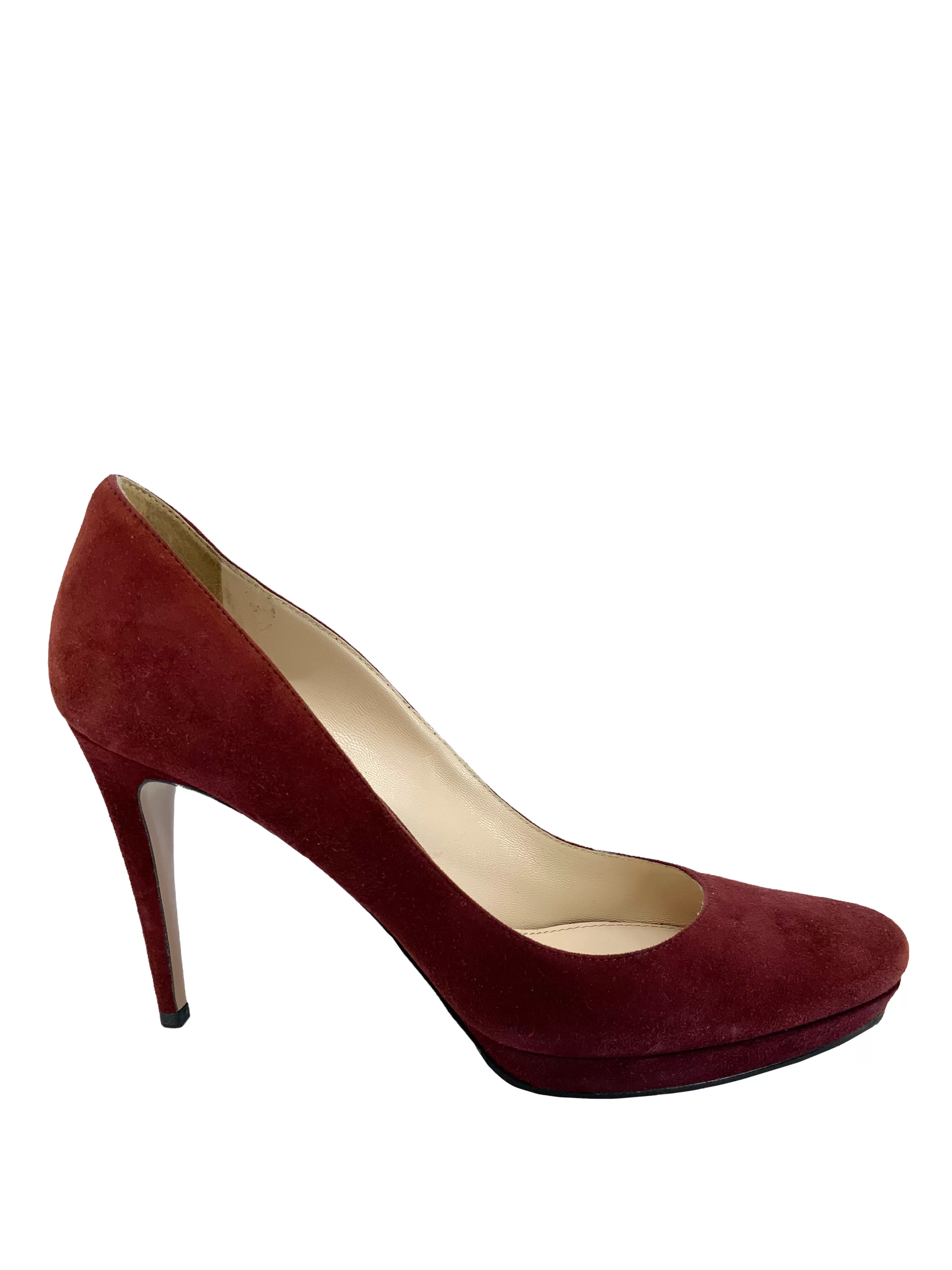 PRADA Suede Platform Pumps Size 10