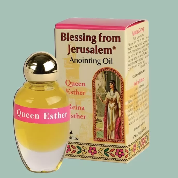 Queen Esther Anointing with oil Bible plants and flowers. 12 ml - 0.4 oz