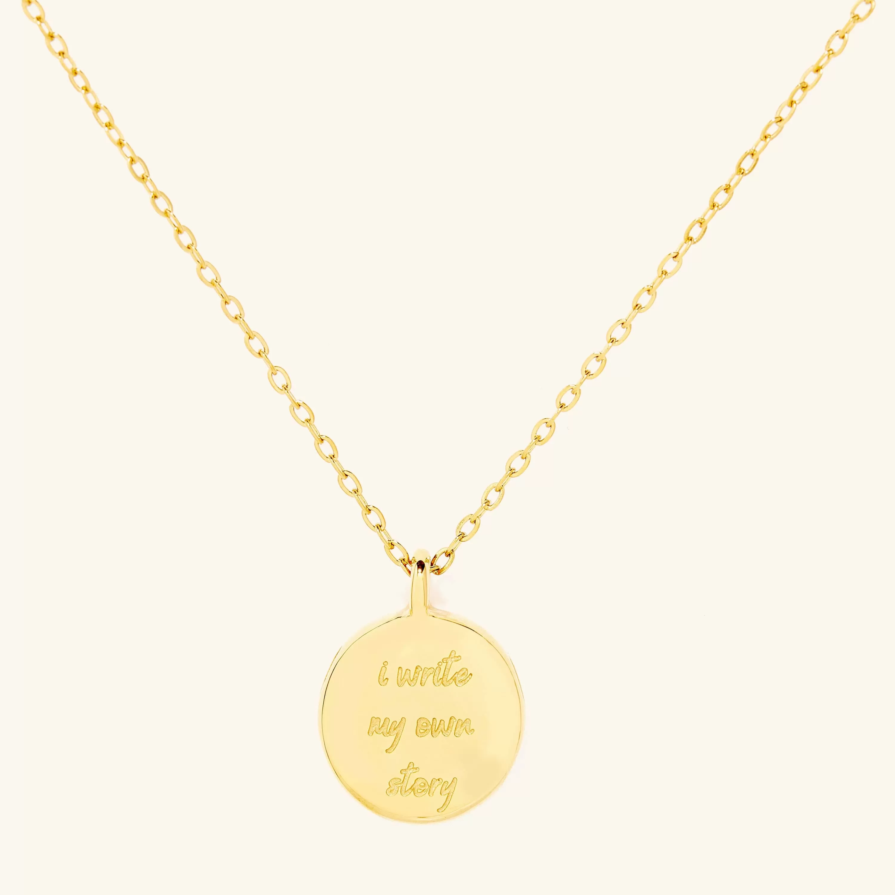 "I Write My Own Story" Affirmations Necklace