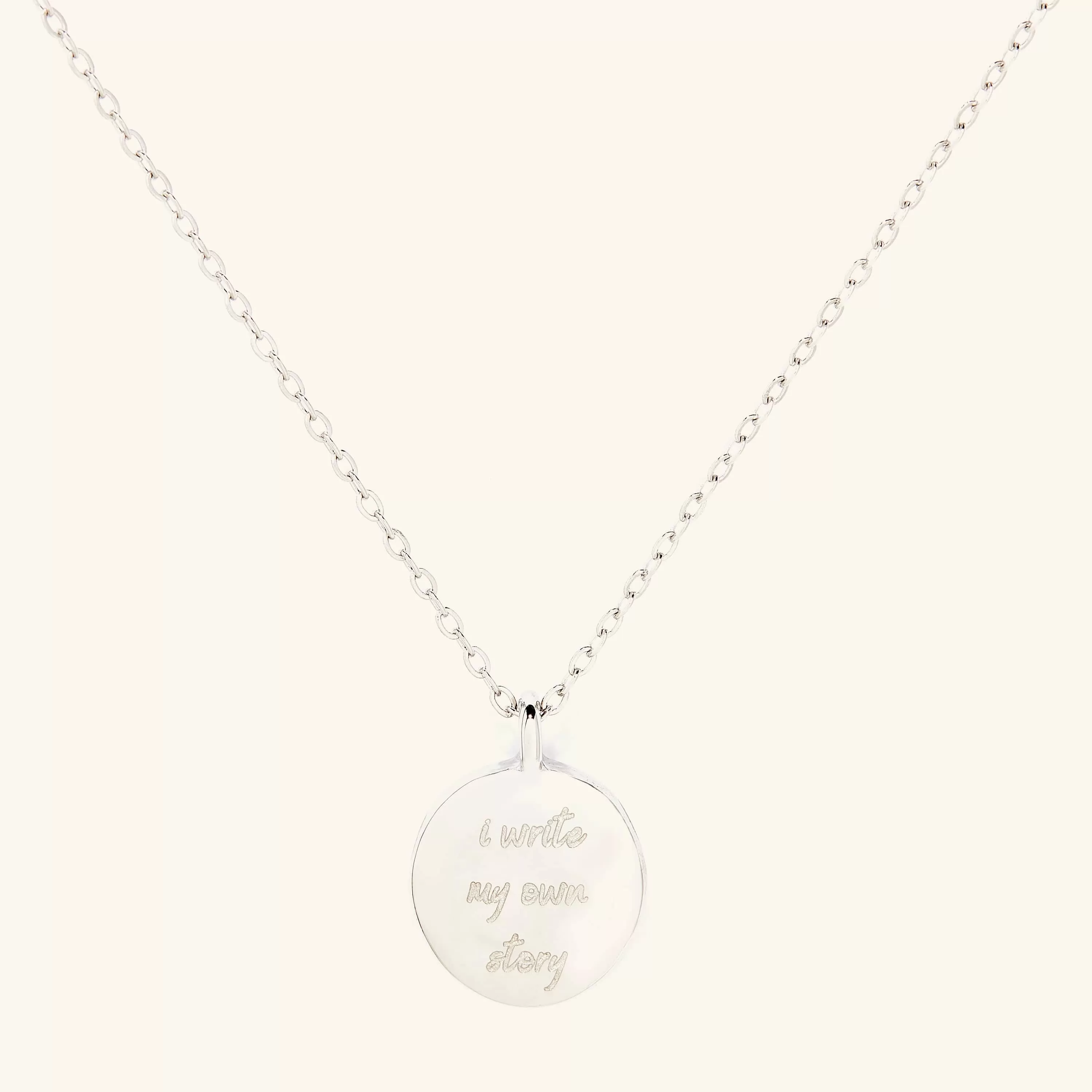 "I Write My Own Story" Affirmations Necklace