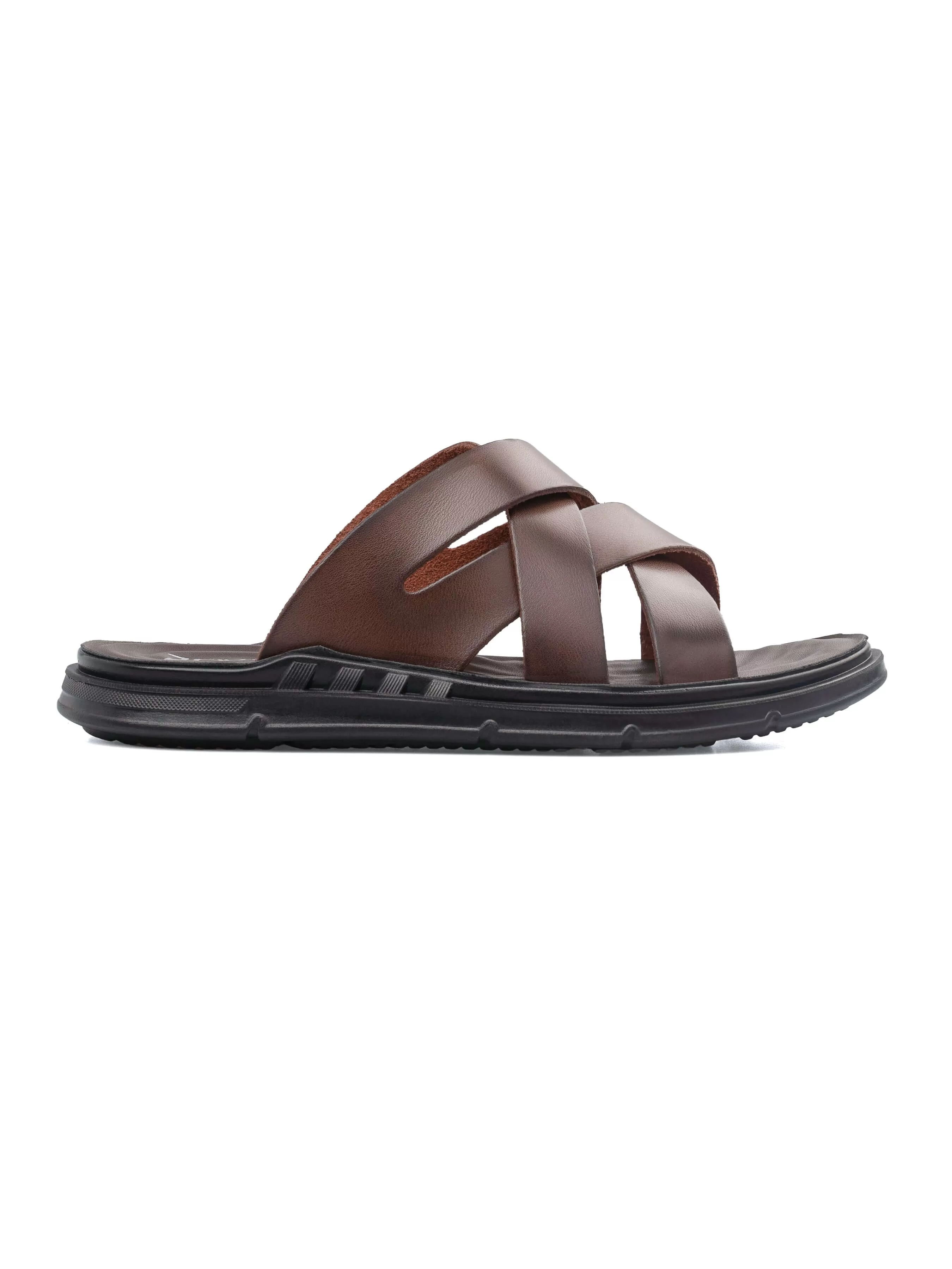 Remy Sandal - Coffee Leather