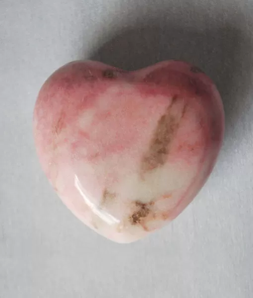 Rhodonite Heart Stone