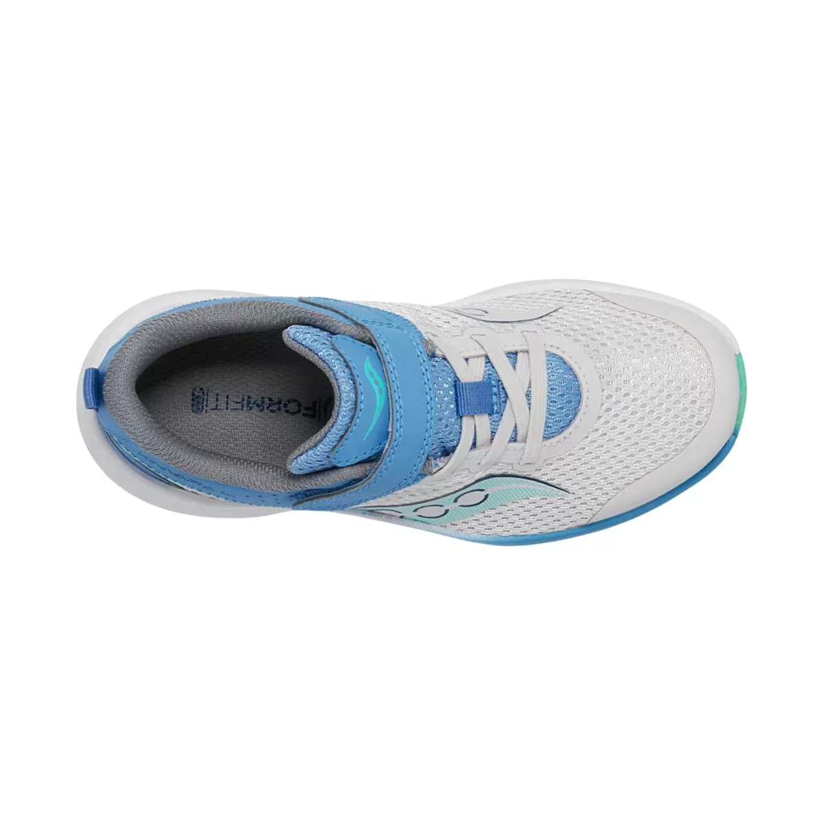 Saucony Girl's Kinvara 14 A/C Grey/Blue