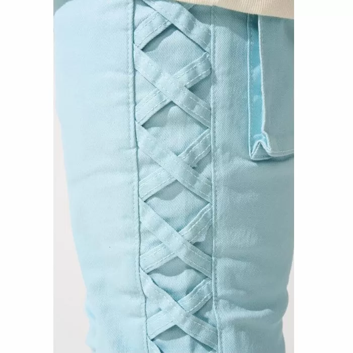 Serenede Sea Stacked Jeans (Light Blue) SEA-BLUE