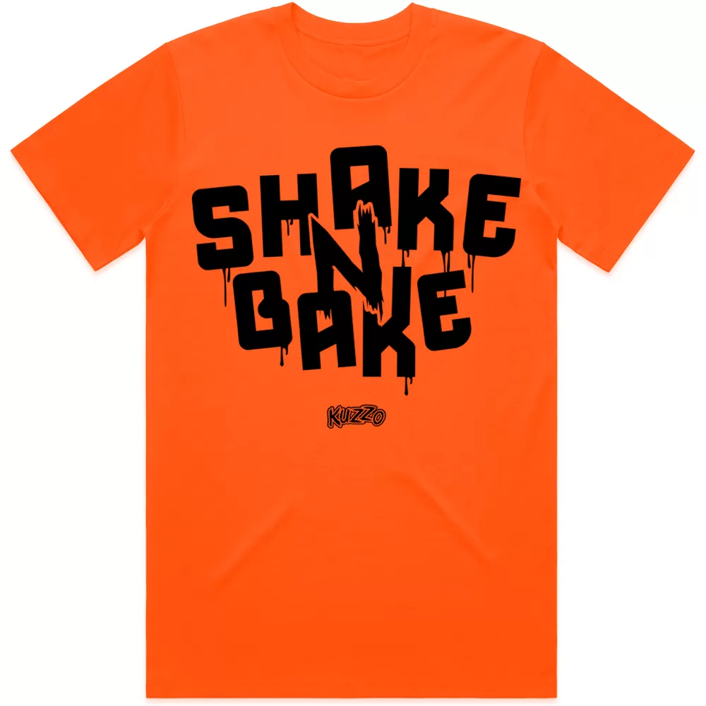 SHAKE N BAKE : Blood Orange Sneaker Tees Shirt (black ink)