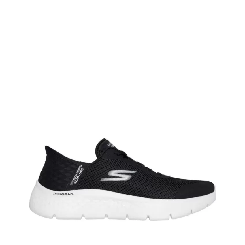 SKECHERS SNEAKERS GO WALK FLEX-GRAND ENTRY 124836 NERO-BIANCO