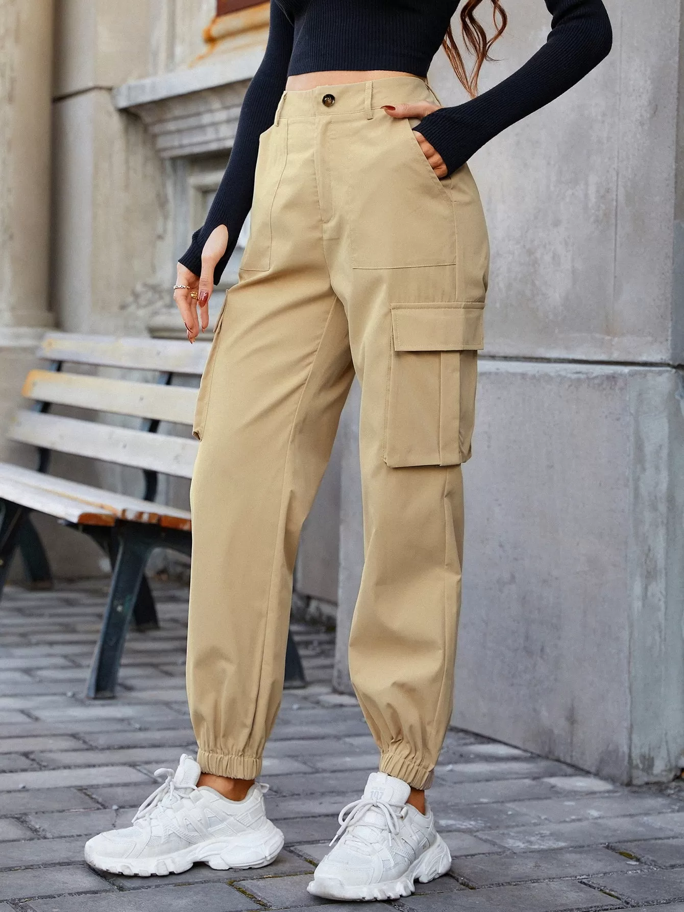 Slant Pocket Cargo Pants