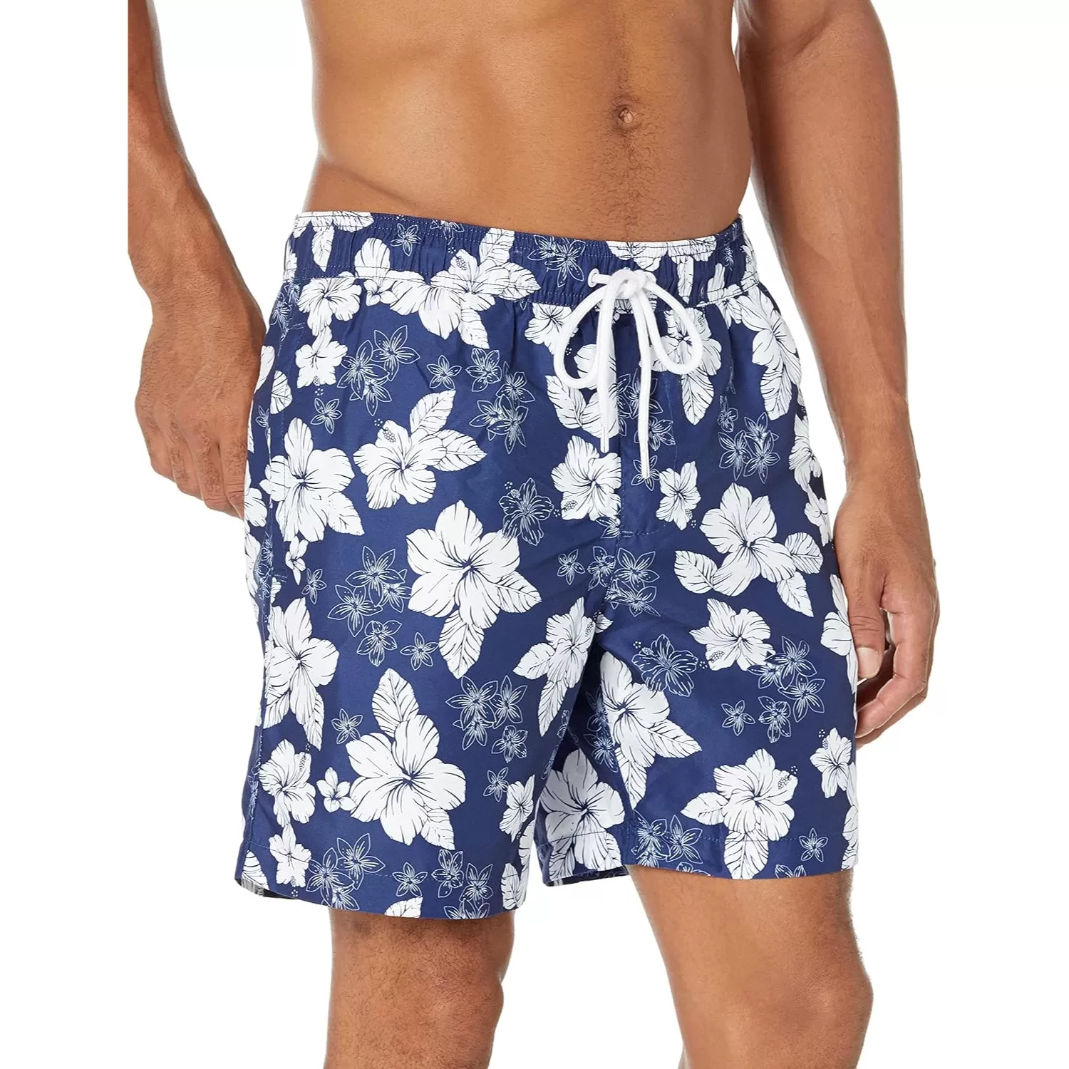 Striped Quick Dry Swim Trunks