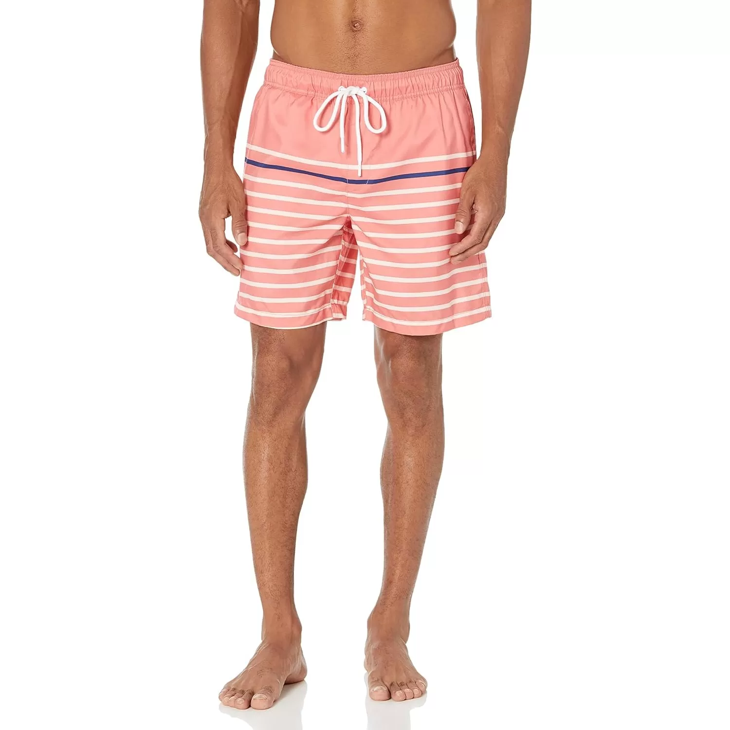 Striped Quick Dry Swim Trunks