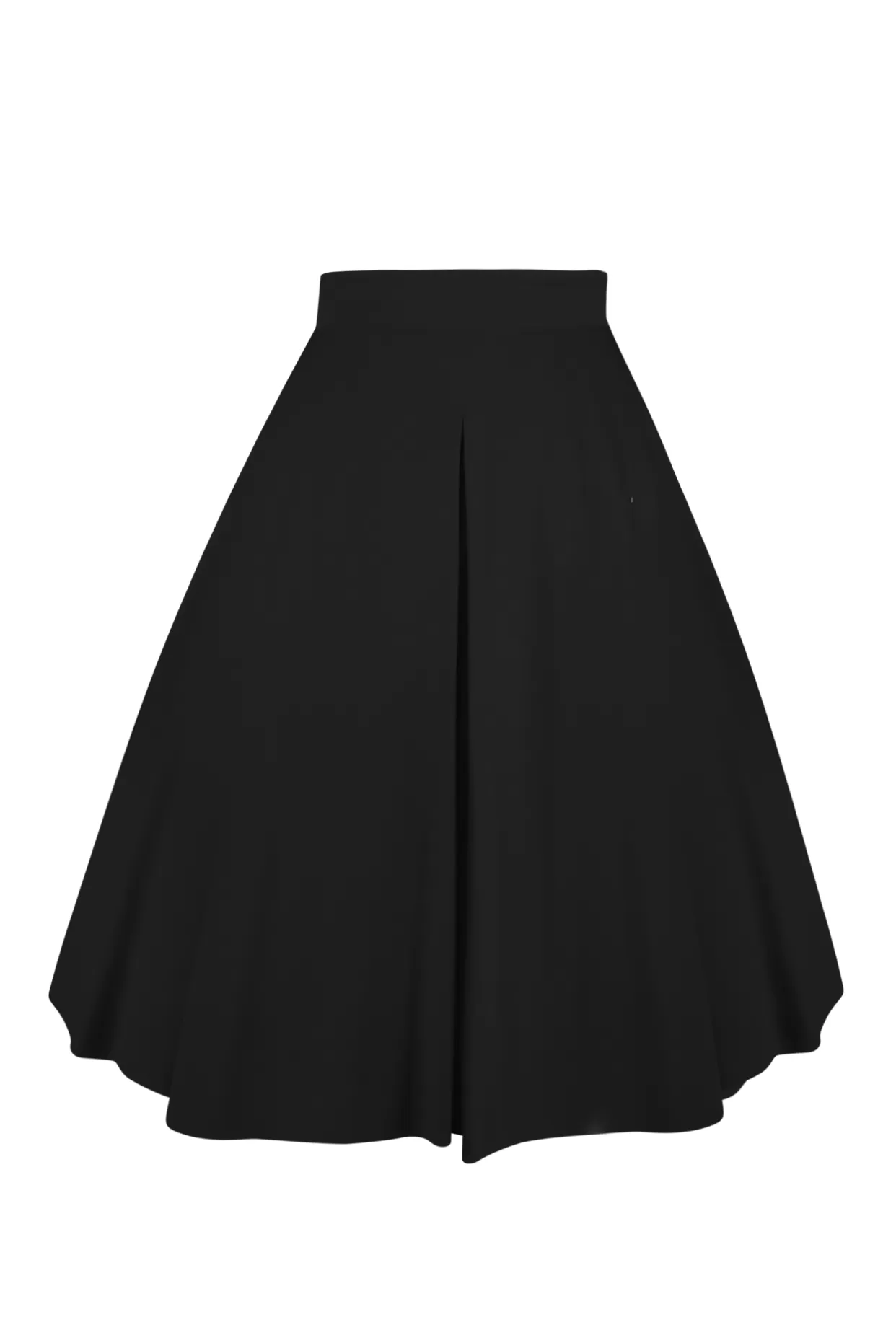 Tea Rose Classic Full Skirt (Black)