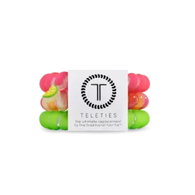 Teleties Hair Tie - Large Band Pack of 3 - Fiesta