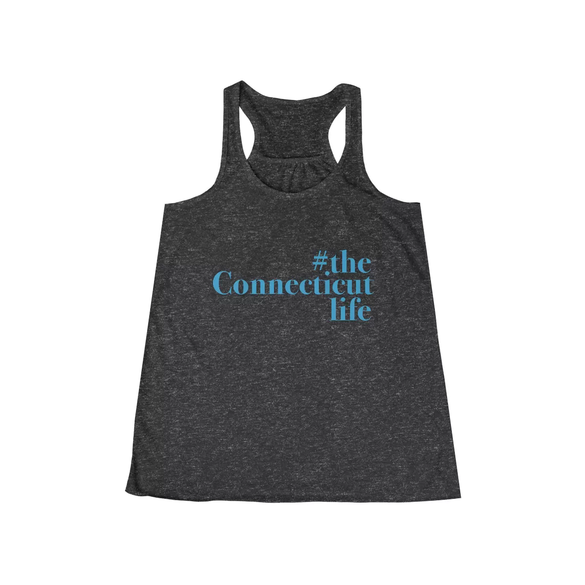 #theconnecticutlife Women's Flowy Racerback Tank