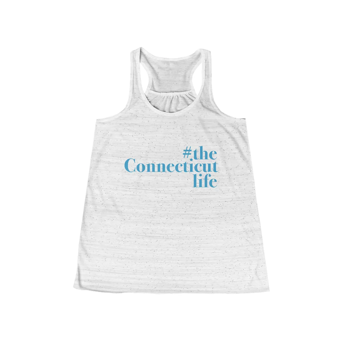 #theconnecticutlife Women's Flowy Racerback Tank