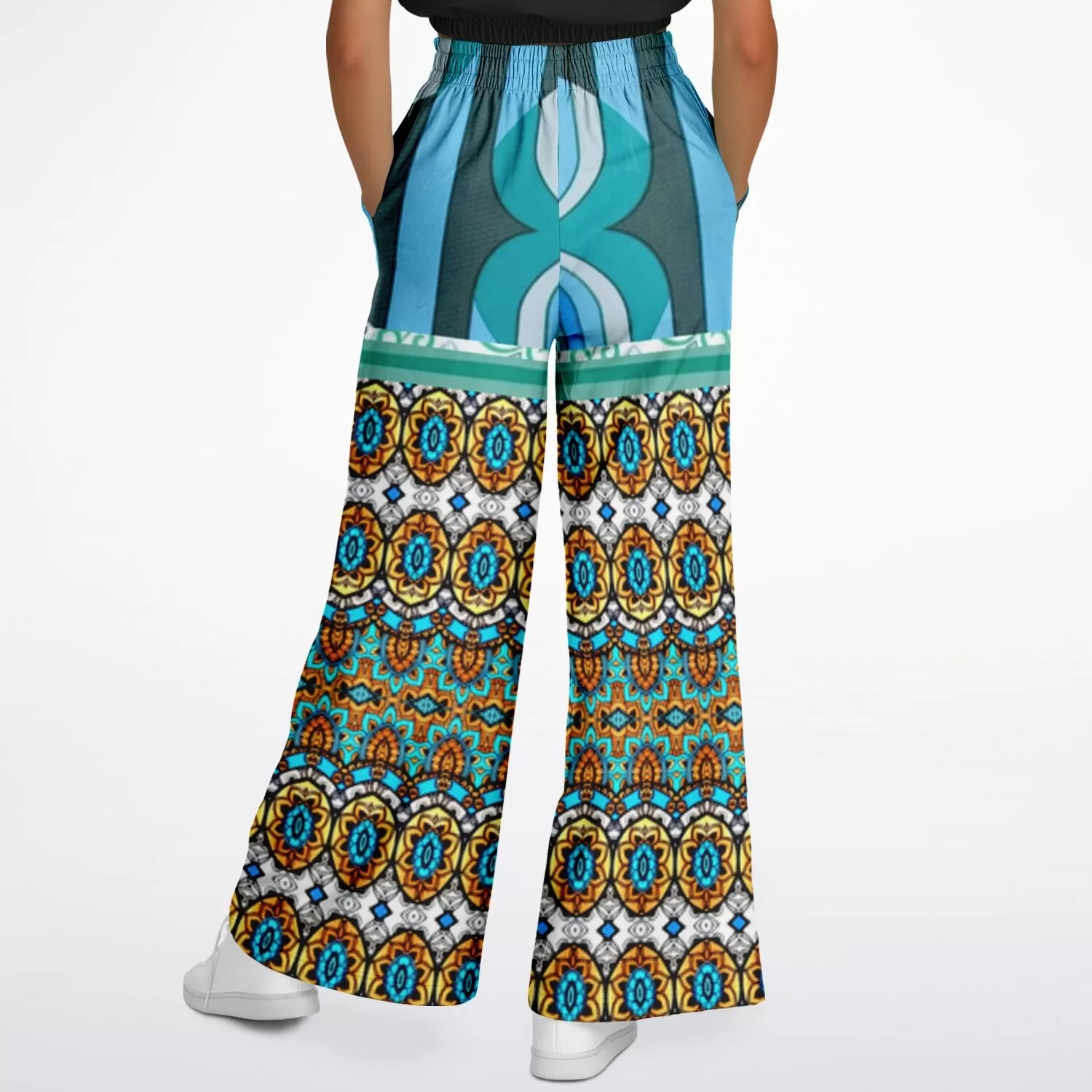 Turquoise Tonight Stretchy Phat Bellbottoms