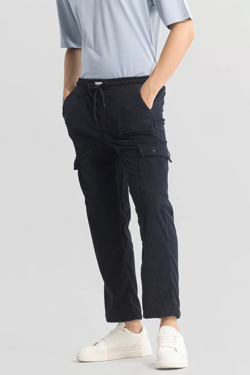 Urban Cord Navy Corduroy Cargo Pant