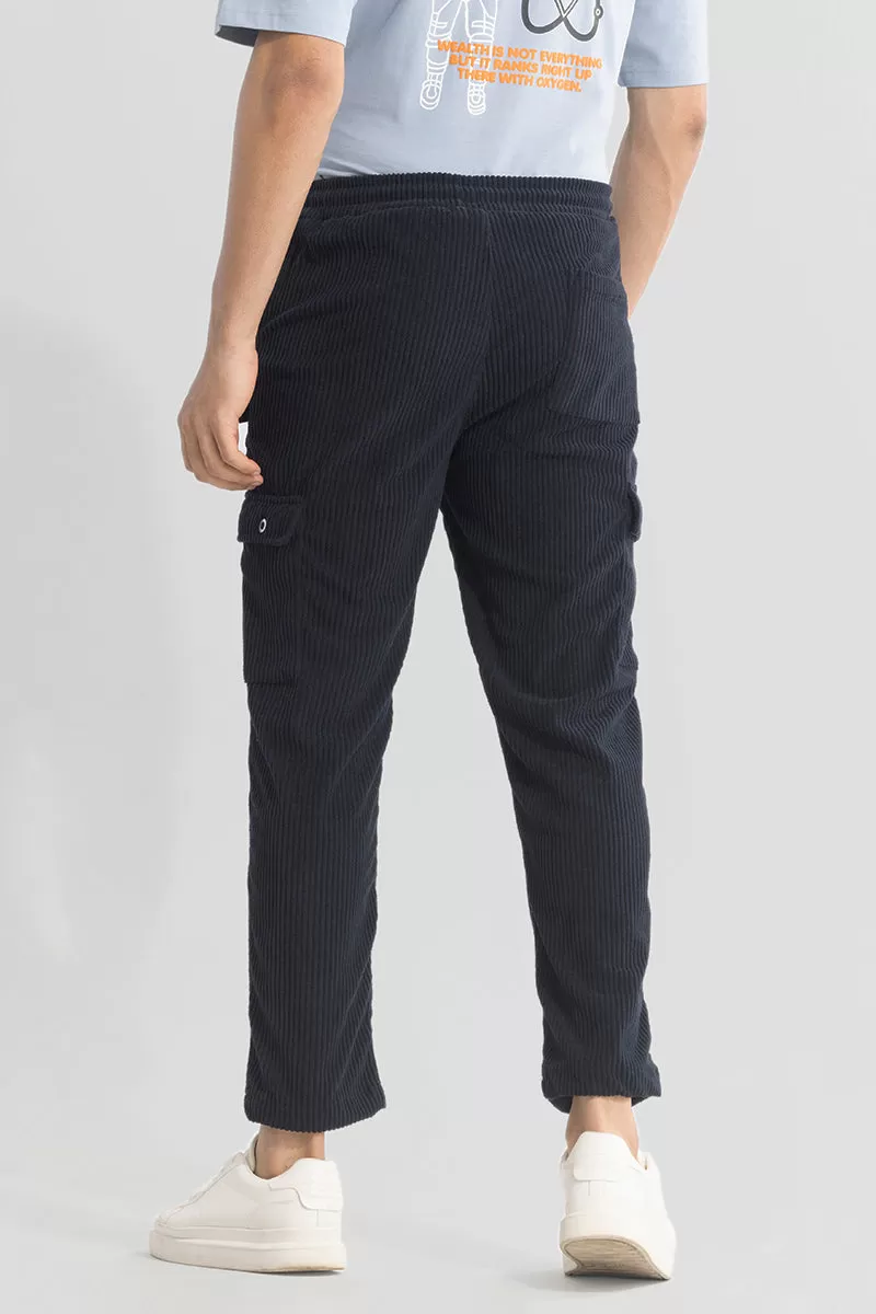 Urban Cord Navy Corduroy Cargo Pant