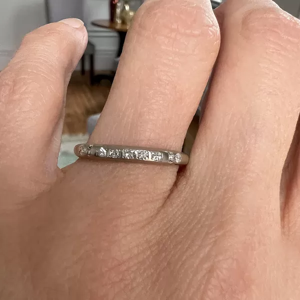 Vintage Diamond Wedding Band