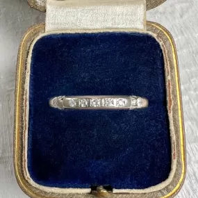 Vintage Diamond Wedding Band