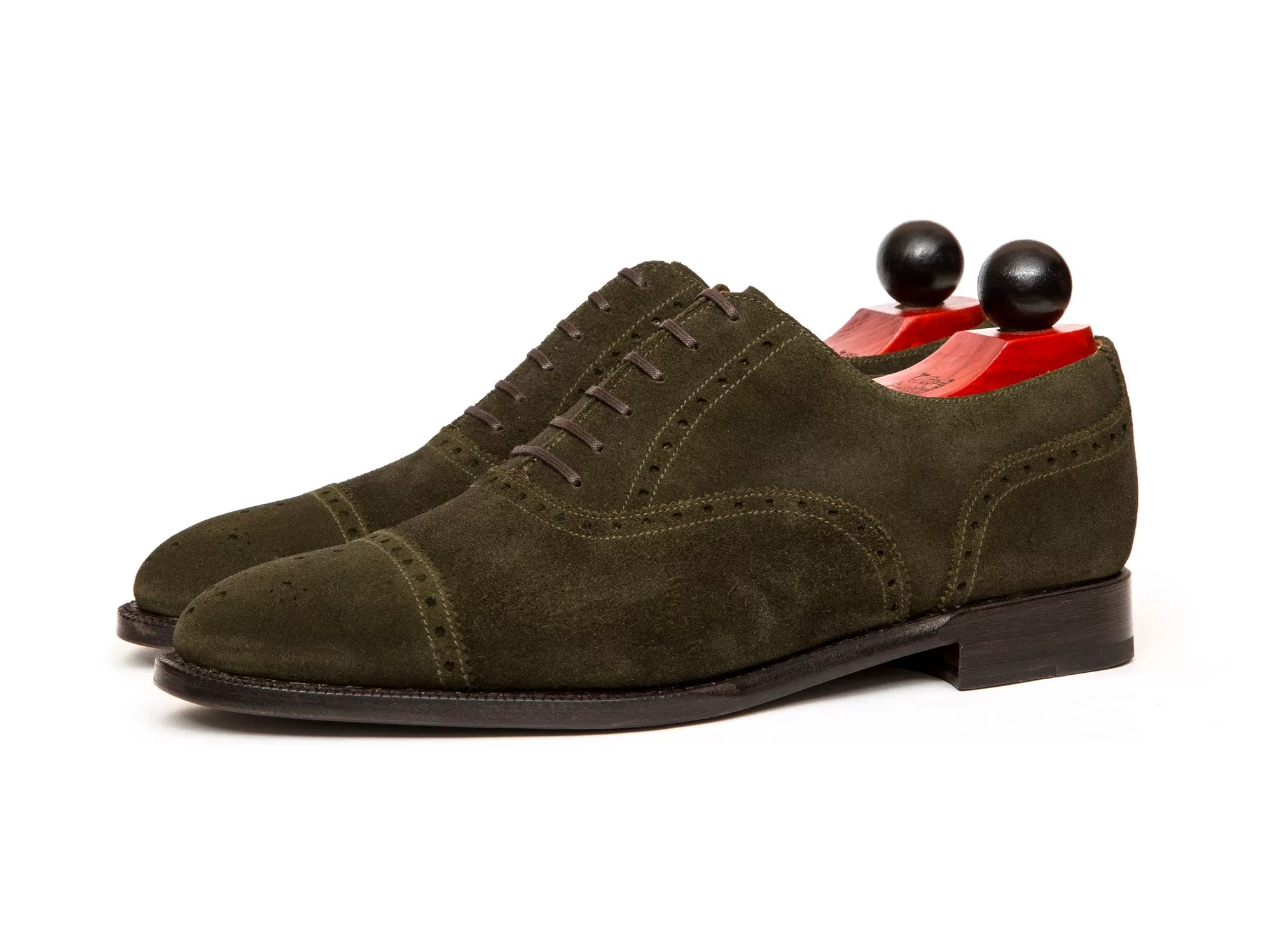 Windermere - MTO - Dark Olive Suede - TMG Last - Single Leather Sole