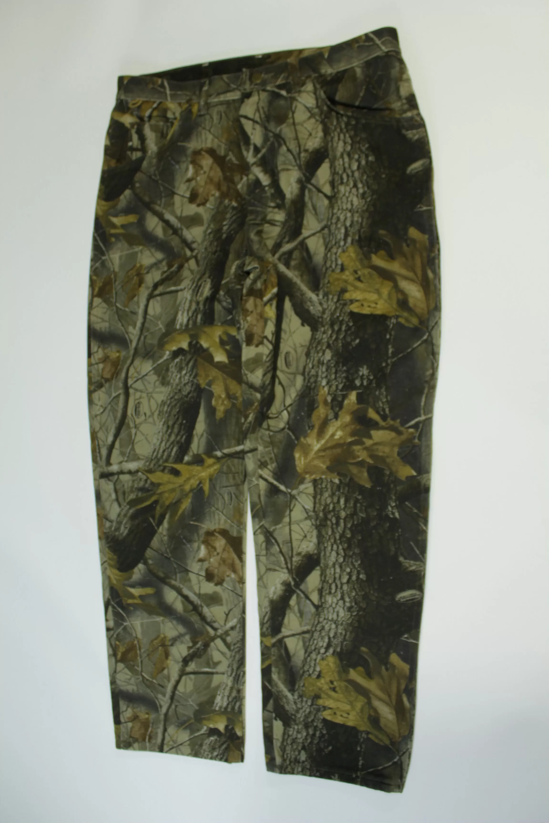 Wrangler Camo Pants  Realtree Hardwoods Made in USA 35006HW Hunting Loop Rugged Jeans